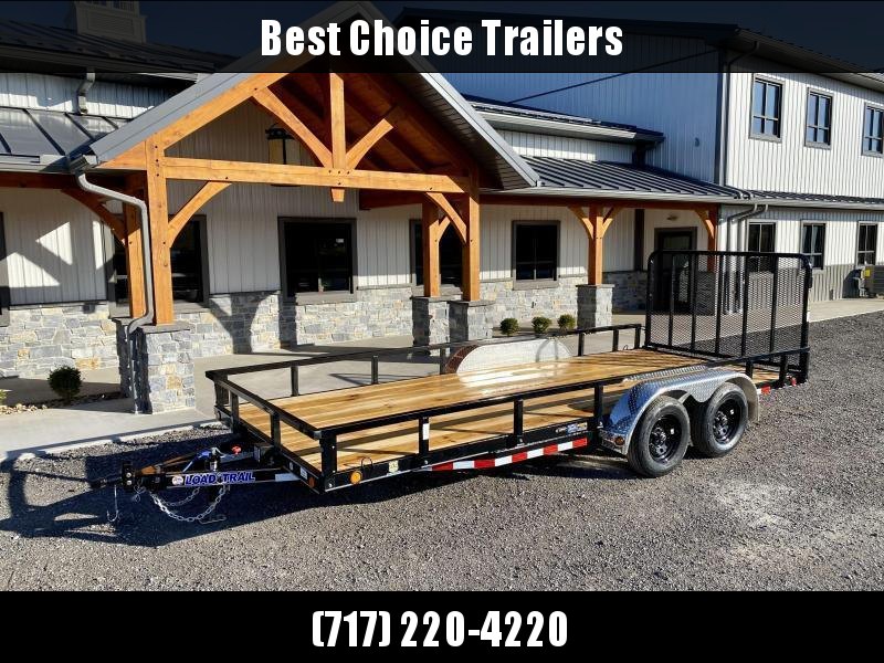 2021 Load Trail 7x18' Commercial Utility Landscape Trailer * REMOVABLE SIDES * CHANNEL FRAME & TONGUE * TUBE GATE * ALUMINUM FENDERS * TUBE TOP * TIE DOWNS * CAST COUPLER * COLD WEATHER HARNESS * DEXTER AXLES * IRONCLAD WARRANTY 2021 Load Trail 7x18' Commercial Utility Landscape Trailer * REMOVABLE SIDES * CHANNEL FRAME & TONGUE * TUBE GATE * ALUMINUM FENDERS * TUBE TOP * TIE DOWNS * CAST COUPLER * COLD WEATHER HARNESS * DEXTER AXLES * IRONCLAD WARRANTY