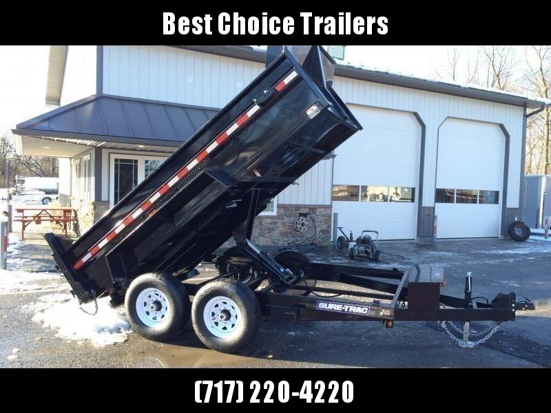 2021 Sure-Trac 7x12' Dump Trailer 12000# GVW * DELUXE TARP KIT * SCISSOR HOIST * FRONT/REAR BULKHEAD * INTEGRATED KEYWAY * 2' SIDES * UNDERBODY TOOL TRAY * ADJUSTABLE COUPLER * 110V CHARGER * UNDERMOUNT RAMPS * COMBO GATE * 7K DROP LEG JACK 2021 Sure-Trac 7x12' Dump Trailer 12000# GVW * DELUXE TARP KIT * SCISSOR HOIST * FRONT/REAR BULKHEAD * INTEGRATED KEYWAY * 2' SIDES * UNDERBODY TOOL TRAY * ADJUSTABLE COUPLER * 110V CHARGER * UNDERMOUNT RAMPS * COMBO GATE * 7K DROP LEG JACK