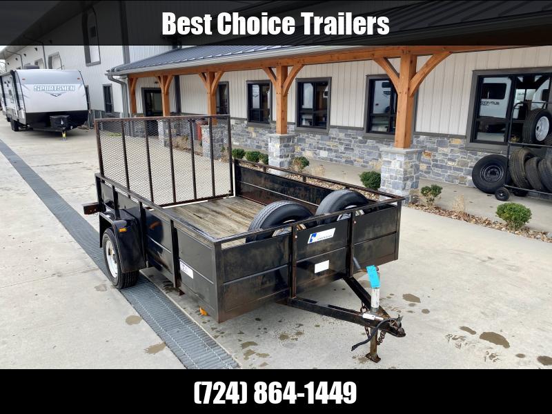 USED 2006 Pace American 6x10' High Side Utility Landscape Trailer 2990# GVW * STEEL HIGH SIDES * TUBE GATE * RADIALS USED 2006 Pace American 6x10' High Side Utility Landscape Trailer 2990# GVW * STEEL HIGH SIDES * TUBE GATE * RADIALS
