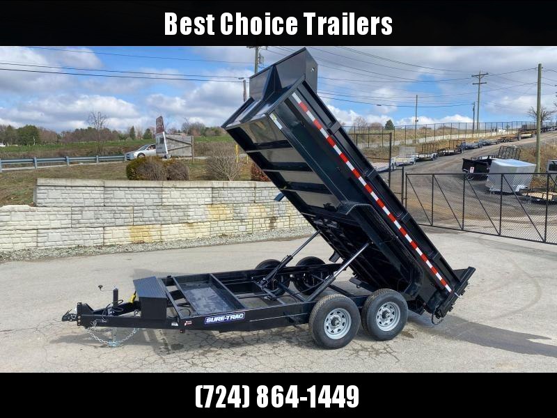 2021 Sure-Trac 7x14' Dump Trailer 14000# GVW * DELUXE TARP KIT * DUAL PISTON * FRONT/REAR BULKHEAD * INTEGRATED KEYWAY * 2' SIDES * UNDERBODY TOOL TRAY * ADJUSTABLE COUPLER * 110V CHARGER * UNDERMOUNT RAMPS * COMBO GATE 2021 Sure-Trac 7x14' Dump Trailer 14000# GVW * DELUXE TARP KIT * DUAL PISTON * FRONT/REAR BULKHEAD * INTEGRATED KEYWAY * 2' SIDES * UNDERBODY TOOL TRAY * ADJUSTABLE COUPLER * 110V CHARGER * UNDERMOUNT RAMPS * COMBO GATE
