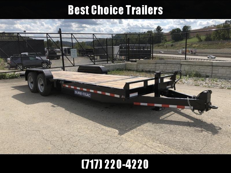 2021 Sure Trac 7x20' Gravity Tilt Equipment Trailer 16000# GVW * TOOLBOX * OAK DECK * 8000# AXLE UPGRADE * 16+4' SPLIT DECK * 17.5" 16-PLY RUBBER * 3 3/8" BRAKES * 8" TONGUE/FRAME/BEDFRAME UPGRADE * HD COUPLER * 12K JACK * RUBRAIL/STAKE POCKETS/D-RINGS * 2021 Sure Trac 7x20' Gravity Tilt Equipment Trailer 16000# GVW * TOOLBOX * OAK DECK * 8000# AXLE UPGRADE * 16+4' SPLIT DECK * 17.5" 16-PLY RUBBER * 3 3/8" BRAKES * 8" TONGUE/FRAME/BEDFRAME UPGRADE * HD COUPLER * 12K JACK * RUBRAIL/STAKE POCKETS/D-RINGS *