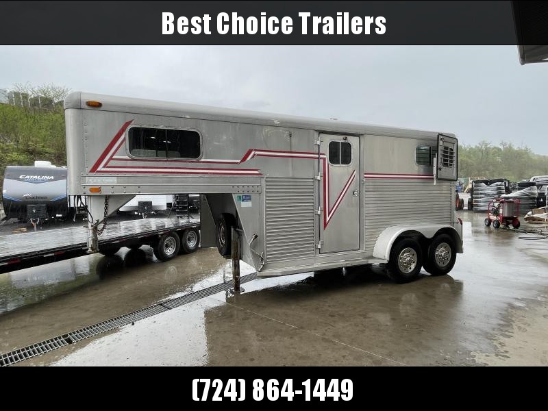 1992 4-Star Trailers Aluminum Gooseneck 2-Horse Trailer 1992 4-Star Trailers Aluminum Gooseneck 2-Horse Trailer