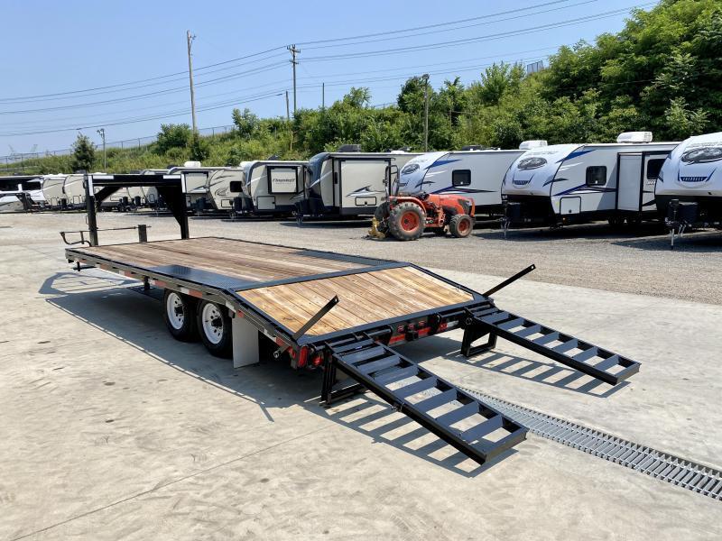 2022 Golden by Corn Pro 102x20 Gooseneck Beavertail Deckover Trailer ...