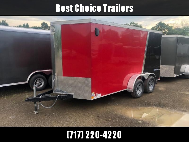 2020 Wells Cargo 7x14' Road Force Enclosed Cargo Trailer 7000# GVW * BLACK & RED EXTERIOR * FLASH PACKAGE * RAMP DOOR * V-NOSE * SCREWLESS .030 EXTERIOR * 6'6" HEIGHT * TUBE STUDS * 1 PC ROOF * 16" O.C. WALLS/FLOOR * RV DOOR * ARMOR GUARD * BULLET LED'S 2020 Wells Cargo 7x14' Road Force Enclosed Cargo Trailer 7000# GVW * BLACK & RED EXTERIOR * FLASH PACKAGE * RAMP DOOR * V-NOSE * SCREWLESS .030 EXTERIOR * 6'6" HEIGHT * TUBE STUDS * 1 PC ROOF * 16" O.C. WALLS/FLOOR * RV DOOR * ARMOR GUARD * BULLET LED'S