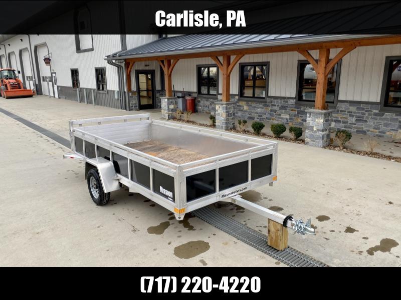 2022 Mission 6x12' Aluminum Utility Trailer 2990# GVW * BI FOLD GATE ...