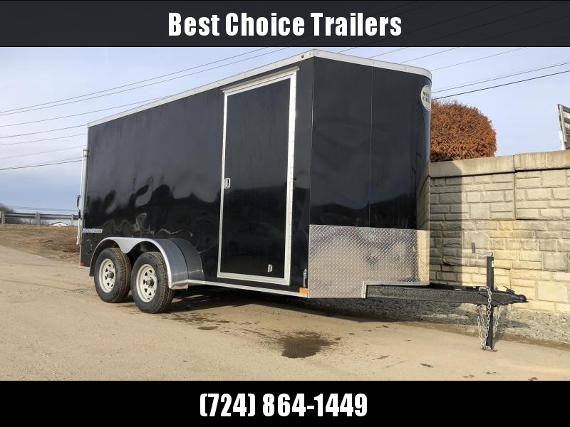 2019 Wells Cargo 7x12' Road Force Enclosed Cargo Trailer 7000# GVW * WHITE EXTERIOR * RAMP DOOR * V-NOSE * SCREWLESS .030 EXTERIOR * 6'6" HEIGHT * TUBE STUDS * 1 PC ROOF * 16" O.C. WALLS/FLOOR * RV DOOR * ARMOR GUARD * BULLET LED'S * CLEARANCE 2019 Wells Cargo 7x12' Road Force Enclosed Cargo Trailer 7000# GVW * WHITE EXTERIOR * RAMP DOOR * V-NOSE * SCREWLESS .030 EXTERIOR * 6'6" HEIGHT * TUBE STUDS * 1 PC ROOF * 16" O.C. WALLS/FLOOR * RV DOOR * ARMOR GUARD * BULLET LED'S * CLEARANCE