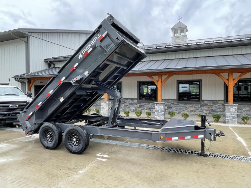 2021 Ironbull 7x14' Dump Trailer 14000# GVW * TARP KIT * SCISSOR HOIST * 8" I-BEAM FRAME * 1PC 7 GA FLOOR * COMBO GATE * UNDERBODY BED RUNNERS * OVERSIZED TOOLBOX * DEXTER AXLES * 2-3-2 WARRANTY * CLEARANCE 2021 Ironbull 7x14' Dump Trailer 14000# GVW * TARP KIT * SCISSOR HOIST * 8" I-BEAM FRAME * 1PC 7 GA FLOOR * COMBO GATE * UNDERBODY BED RUNNERS * OVERSIZED TOOLBOX * DEXTER AXLES * 2-3-2 WARRANTY * CLEARANCE