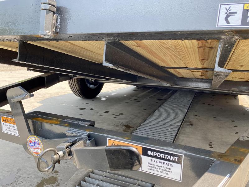 2022 Corn Pro 6x12' Single Axle Gravity Tilt Scissor Lift Hauler