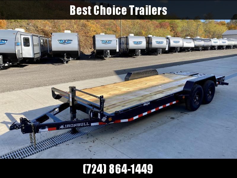 2022 Ironbull 7x18' Equipment Trailer 14000# GVW * FULL WIDTH RAMPS * REMOVABLE FENDERS * 16" O.C. STRUCTURAL CHANNEL C/M * RUBRAIL/STAKE POCKETS/PIPE SPOOLS/D-RINGS * ADJUSTABLE CAST COUPLER * 12K JACK * DEXTER'S * 2-3-2 WARRANTY 2022 Ironbull 7x18' Equipment Trailer 14000# GVW * FULL WIDTH RAMPS * REMOVABLE FENDERS * 16" O.C. STRUCTURAL CHANNEL C/M * RUBRAIL/STAKE POCKETS/PIPE SPOOLS/D-RINGS * ADJUSTABLE CAST COUPLER * 12K JACK * DEXTER'S * 2-3-2 WARRANTY
