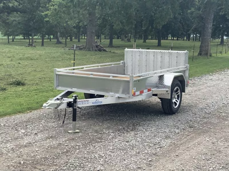 2026 Nordtek 77x14' Aluminum HD Utility Trailer 2990# GVW * BI FOLD GATE * ALUMINUM WHEELS * 4" CHANNEL TONGUE * 16" O.C. CROSSMEMBERS