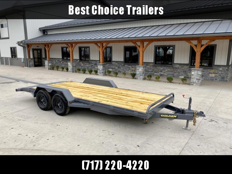 2022 Corn Pro 7x20' Wood Deck Car Hauler 9900# GVW * REAR SLIDE OUT RAMPS * DIAMOND PLATE FENDERS * RUNNING BOARDS * RUBRAIL/STAKE POCKETS/CHAIN SPOOLS * DEMCO EZ LATCH COUPLER * CHAIN TRAY * DIAMOND PLATE DOVETAIL * URETHANE PAINT * 16" O.C. C/M 2022 Corn Pro 7x20' Wood Deck Car Hauler 9900# GVW * REAR SLIDE OUT RAMPS * DIAMOND PLATE FENDERS * RUNNING BOARDS * RUBRAIL/STAKE POCKETS/CHAIN SPOOLS * DEMCO EZ LATCH COUPLER * CHAIN TRAY * DIAMOND PLATE DOVETAIL * URETHANE PAINT * 16" O.C. C/M