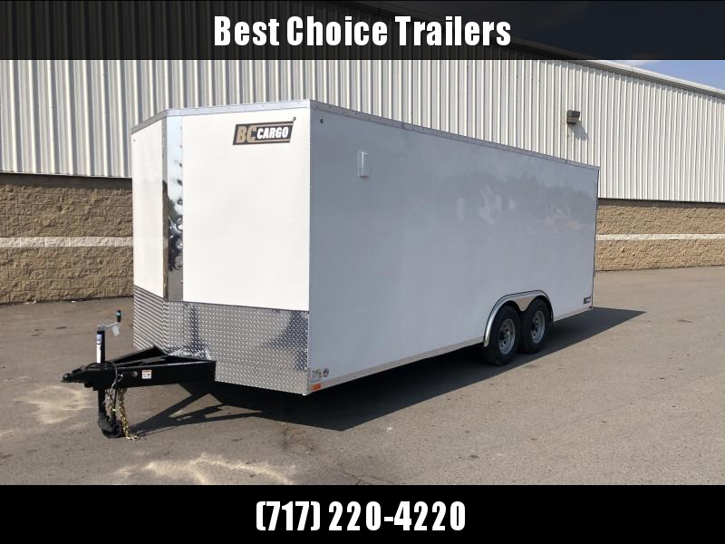 2021 ITI Cargo 8.5x20 Enclosed Car Hauler Trailer 9900# GVW * WHITE EXTERIOR * .030 SEMI-SCREWLESS * RV DOOR * 1 PC ROOF * 3/8" WALLS * 3/4" FLOOR * PLYWOOD * TRIPLE TUBE TONGUE * 6'6" INTERIOR * 24" STONEGUARD * HIGH GLOSS PAINTED FRAME * D-RINGS 2021 ITI Cargo 8.5x20 Enclosed Car Hauler Trailer 9900# GVW * WHITE EXTERIOR * .030 SEMI-SCREWLESS * RV DOOR * 1 PC ROOF * 3/8" WALLS * 3/4" FLOOR * PLYWOOD * TRIPLE TUBE TONGUE * 6'6" INTERIOR * 24" STONEGUARD * HIGH GLOSS PAINTED FRAME * D-RINGS