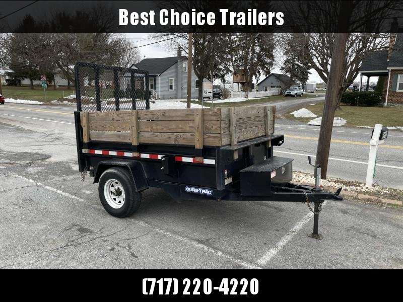 USED 2018 Sure-Trac 5x8 Dump Trailer * HIGH SIDES * 2-WAY LANDSCAPE GATE * POWER UP/DOWN * SPARE MOUNT USED 2018 Sure-Trac 5x8 Dump Trailer * HIGH SIDES * 2-WAY LANDSCAPE GATE * POWER UP/DOWN * SPARE MOUNT