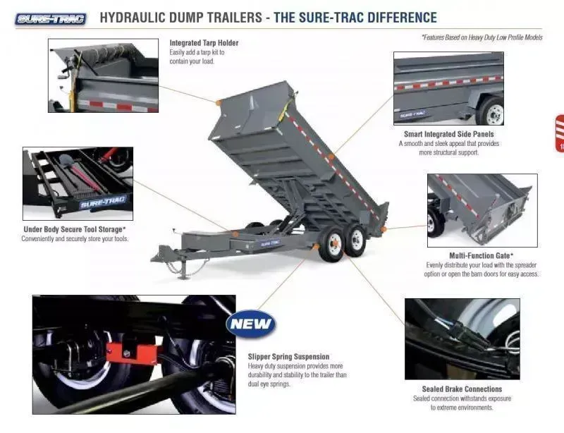 new Dump Trailers Sure-Trac  for sale, in Evans City, PA Thumbnail 43