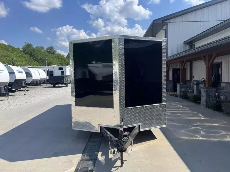 2025 Quality 8.5x20' Enclosed Car Hauler Trailer 9990# GVW * BLACKOUT PKG * 7' HEIGHT * 60" TRIPLE TUBE TONGUE * SILVER EXTERIOR * 5200# AXLES * PLYWOOD WALLS & FLOORS * TUBE WALL & CEILING STUDS * LED LIGHTS * 16" O.C. WALL AND FLOORS * RV DOOR * V-NOSE 6hzcxM8besq7