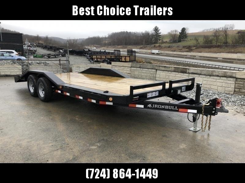 2021 Ironbull 102"x20' Buggy Hauler Car Trailer 9990# GVW * 102" DECK * DRIVE OVER FENDERS * 16" O.C. FLOOR * 6" CHANNEL TONGUE/FRAME * CHANNEL C/M * RUBRAIL/STAKE POCKETS/PIPE SPOOLS/D-RINGS * ADJUSTABLE COUPLER * DROP LEG JACK * DEXTER'S 2021 Ironbull 102"x20' Buggy Hauler Car Trailer 9990# GVW * 102" DECK * DRIVE OVER FENDERS * 16" O.C. FLOOR * 6" CHANNEL TONGUE/FRAME * CHANNEL C/M * RUBRAIL/STAKE POCKETS/PIPE SPOOLS/D-RINGS * ADJUSTABLE COUPLER * DROP LEG JACK * DEXTER'S