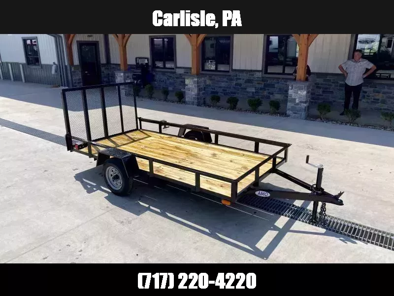 2026 AMO 5x10' Angle Iron Utility Landscape Trailer 2200# GVW * GATE * A-FRAME TONGUE * A-FRAME JACK * 2" BALL 1759863919