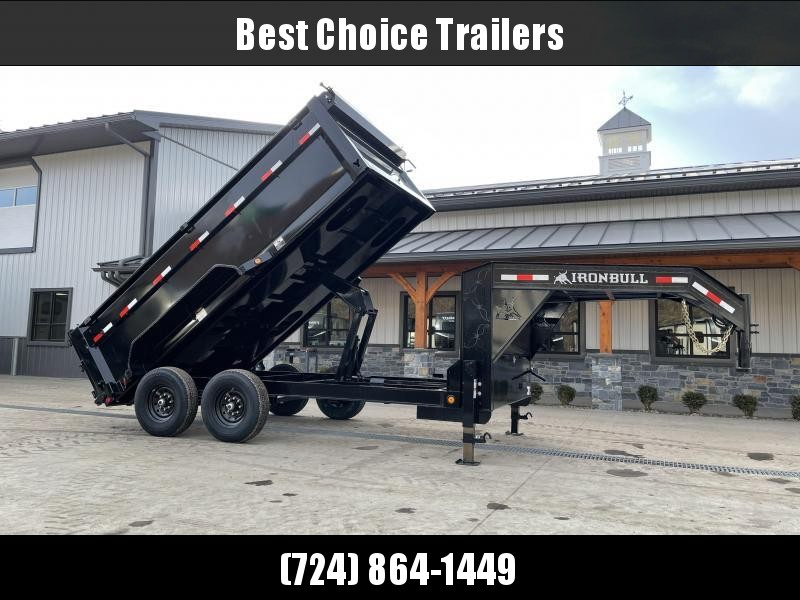 2021 Iron Bull 7x12' Gooseneck Dump Trailer 14000# GVW * 7 GAUGE FLOOR * 48" HIGH SIDES * TARP KIT * DUAL 12K JACKS * D-RINGS * DEXTER AXLES * SCISSOR HOIST * TOOLBOX 2021 Iron Bull 7x12' Gooseneck Dump Trailer 14000# GVW * 7 GAUGE FLOOR * 48" HIGH SIDES * TARP KIT * DUAL 12K JACKS * D-RINGS * DEXTER AXLES * SCISSOR HOIST * TOOLBOX