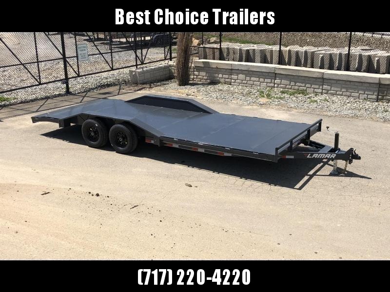 2021 Lamar 102x22' Buggy Hauler Car Trailer 9990# GVW * 102" DECK * DRIVE OVER FENDERS * 11GA STEEL DECK * CHARCOAL POWDERCOATING * 7K DROP LEG JACK * CHANNEL C/M * ADJUSTABLE COUPLER * RUBRAIL 2021 Lamar 102x22' Buggy Hauler Car Trailer 9990# GVW * 102" DECK * DRIVE OVER FENDERS * 11GA STEEL DECK * CHARCOAL POWDERCOATING * 7K DROP LEG JACK * CHANNEL C/M * ADJUSTABLE COUPLER * RUBRAIL