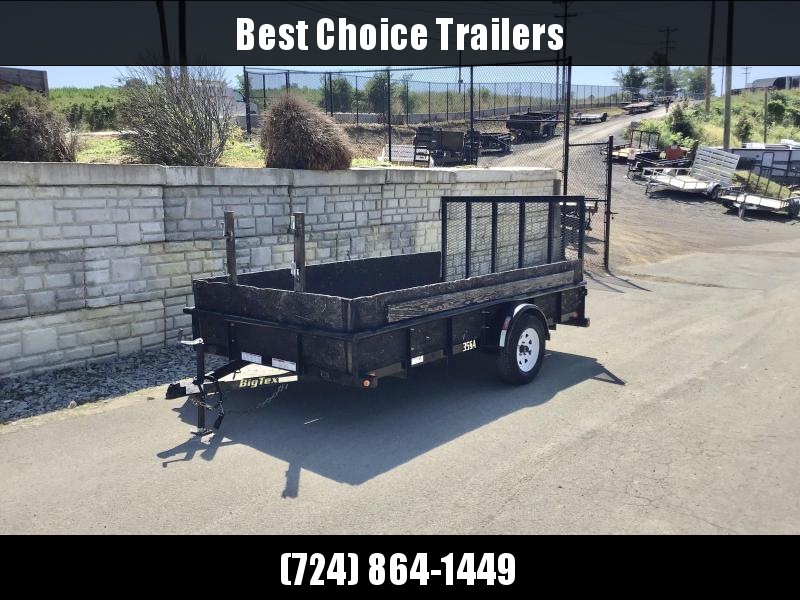 USED 2016 Big Tex Trailers 78x12' 2995# GVW Utility Trailer * PIPE TOP/TUBE GATE * SPARE TIRE MOUNT * WOOD SIDES USED 2016 Big Tex Trailers 78x12' 2995# GVW Utility Trailer * PIPE TOP/TUBE GATE * SPARE TIRE MOUNT * WOOD SIDES