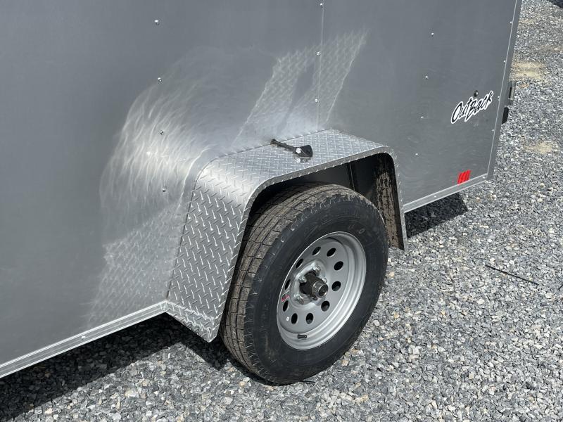 2023 Pace American 6x10' Enclosed Cargo Trailer 2990 GVW * SILVER