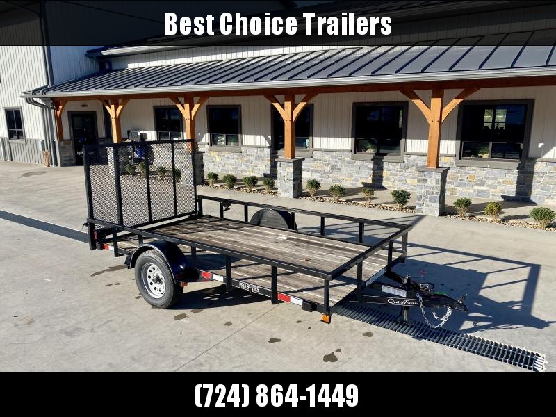 USED 2020 Quality Trailers 77x12' Tube Top Utility Landscape Trailer 2990# GVW * 15" RADIALS * 2x2" TUBE TOP RAIL * 3" CHANNEL TONGUE * 2" A-FRAME COUPLER * SWIVEL JACK * LED LIGHTS * LAY FLAT GATE USED 2020 Quality Trailers 77x12' Tube Top Utility Landscape Trailer 2990# GVW * 15" RADIALS * 2x2" TUBE TOP RAIL * 3" CHANNEL TONGUE * 2" A-FRAME COUPLER * SWIVEL JACK * LED LIGHTS * LAY FLAT GATE