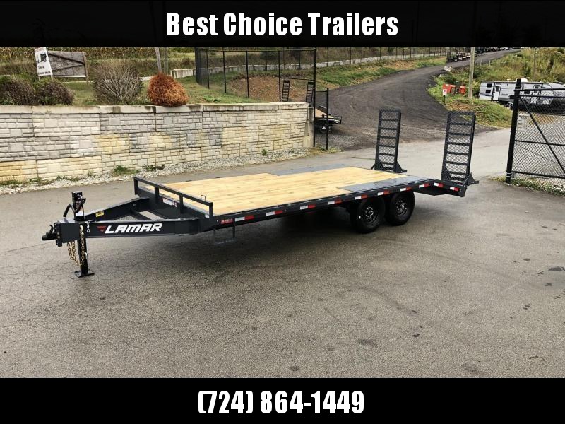 2020 Lamar 102x22' Beavertail Deckover Trailer 14000# GVW * STAND UP RAMPS + SPRING ASSIST * CHARCOAL * TOOL TRAY * HD COUPLER * I-BEAM FRAME * 16" O.C. C/M * RUBRAIL/STAKE POCKETS/PIPE SPOOLS * CHANNEL SIDE RAIL * 4X8" TUBE BUMPER 2020 Lamar 102x22' Beavertail Deckover Trailer 14000# GVW * STAND UP RAMPS + SPRING ASSIST * CHARCOAL * TOOL TRAY * HD COUPLER * I-BEAM FRAME * 16" O.C. C/M * RUBRAIL/STAKE POCKETS/PIPE SPOOLS * CHANNEL SIDE RAIL * 4X8" TUBE BUMPER
