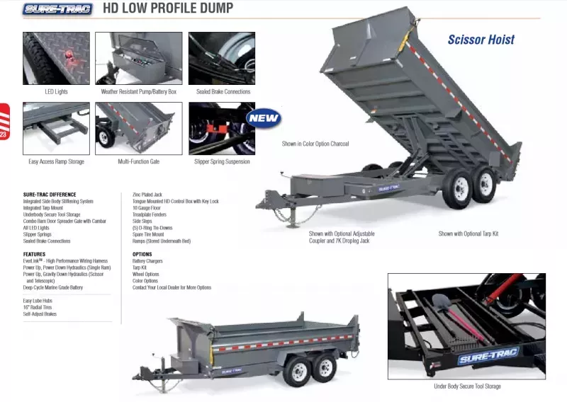new Dump Trailers Sure-Trac for sale, in Evans City, PA Thumbnail 44