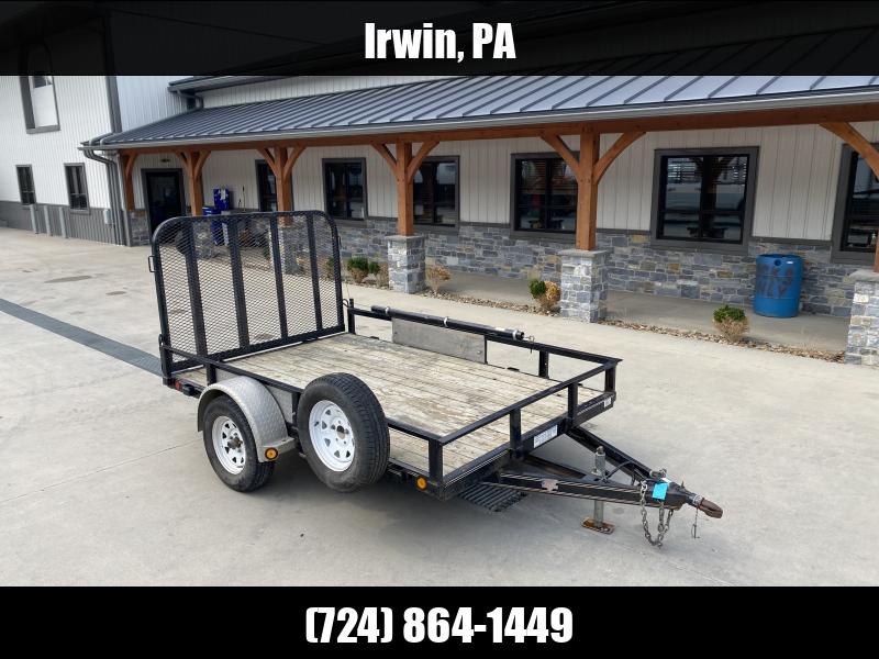 USED 2012 PJ Trailers 77x10' Landscape Utility Trailer 2990
