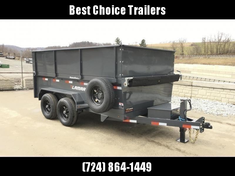 2021 Lamar DM10 77x12' 9990# Low Profile Dump Trailer * 3.5' HIGH SIDES * 12K JACK * TARP KIT * ADJUSTABLE COUPLER * CHARCOAL * SPARE TIRE 2021 Lamar DM10 77x12' 9990# Low Profile Dump Trailer * 3.5' HIGH SIDES * 12K JACK * TARP KIT * ADJUSTABLE COUPLER * CHARCOAL * SPARE TIRE