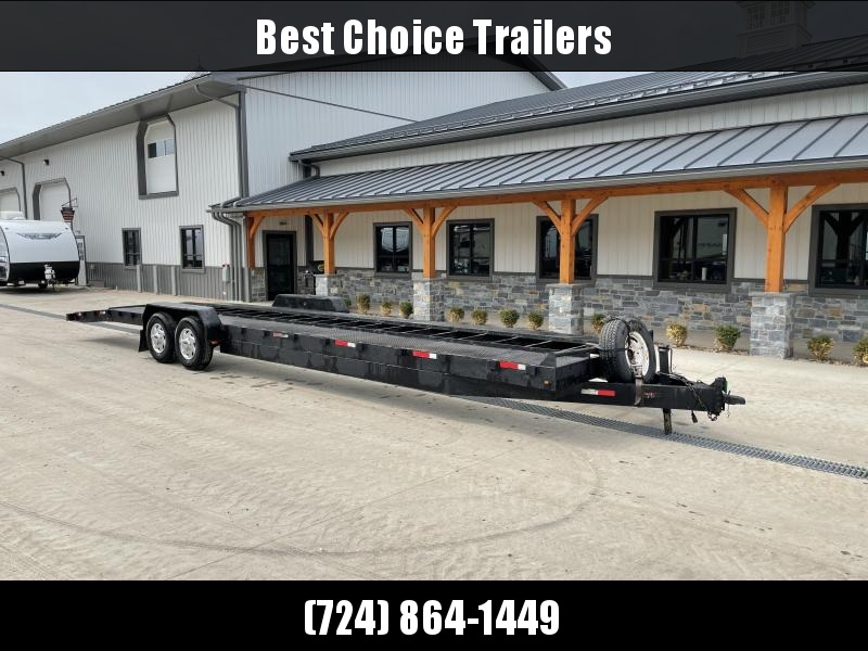 2007 Down 2 Earth Trailers 7x34' 2-Car Hauler Trailer * STEEL RUNNERS * SPARE TIRE 2007 Down 2 Earth Trailers 7x34' 2-Car Hauler Trailer * STEEL RUNNERS * SPARE TIRE