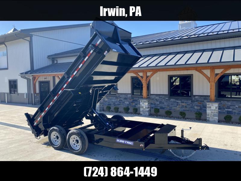 【手渡し】Town & CountryPRO-SERIES SUPER-LITE 2024 Sure-Trac 7x16' LowPro HD Dump Trailer 14000# GVW