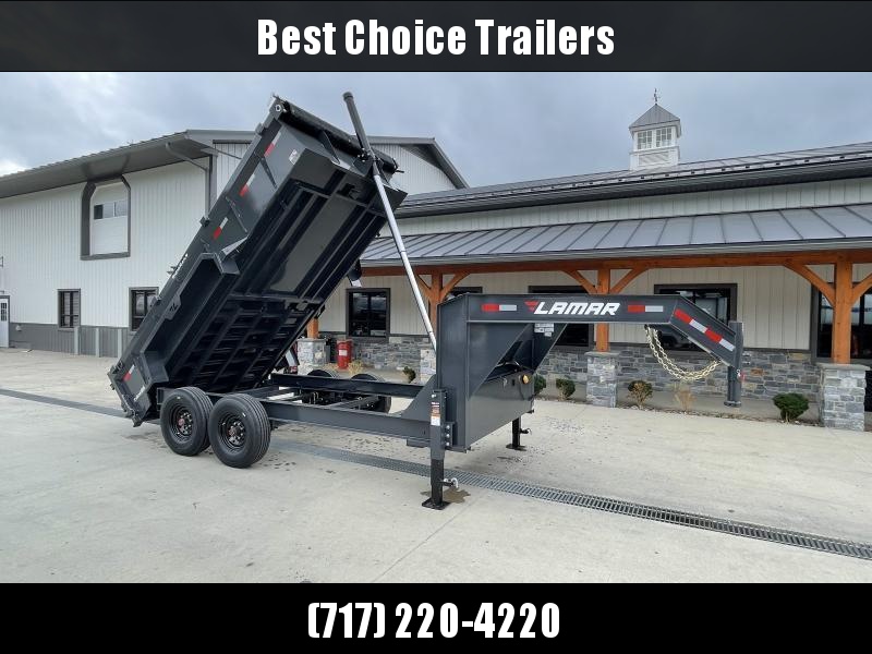 2023 Lamar 77x10' 9990 GVW Low Profile Dump Trailer * SCISSOR HOIST