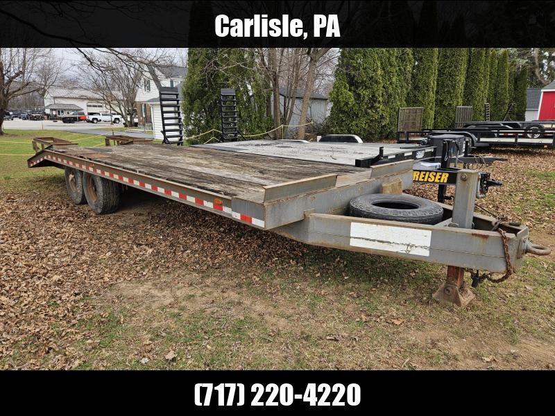 USED 102x25' Trailer Eze Beavertail Deckover Trailer 30000# GVW 1750183929