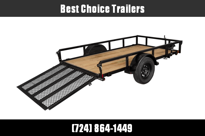2021 H&H 6.5x12' Utility Landscape Trailer 2990# GVW * 2" TUBE TOP RAIL * 4" CHANNEL TONGUE * 2X2" TUBE GATE C/M + SPRING ASSIST + FOLD FLAT * SPARE MOUNT * PROTECTED WIRING * SET BACK JACK * STAKE POCKETS * BULLET 2021 H&H 6.5x12' Utility Landscape Trailer 2990# GVW * 2" TUBE TOP RAIL * 4" CHANNEL TONGUE * 2X2" TUBE GATE C/M + SPRING ASSIST + FOLD FLAT * SPARE MOUNT * PROTECTED WIRING * SET BACK JACK * STAKE POCKETS * BULLET
