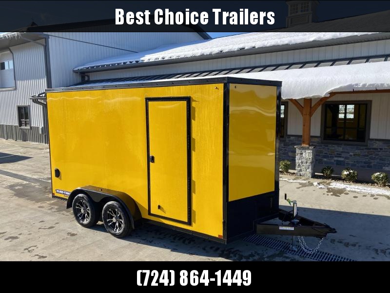 2021 Sure-Trac 7x14' Enclosed Cargo Trailer 7000# GVW * YELLOW EXTERIOR * BLACKOUT TRIM PACKAGE * TORSION * .030 SCREWLESS * ALUM WHEELS * 1PC ROOF * 7' HEIGHT * 6" FRAME * LED LIGHTS * BACKUP LIGHTS 2021 Sure-Trac 7x14' Enclosed Cargo Trailer 7000# GVW * YELLOW EXTERIOR * BLACKOUT TRIM PACKAGE * TORSION * .030 SCREWLESS * ALUM WHEELS * 1PC ROOF * 7' HEIGHT * 6" FRAME * LED LIGHTS * BACKUP LIGHTS