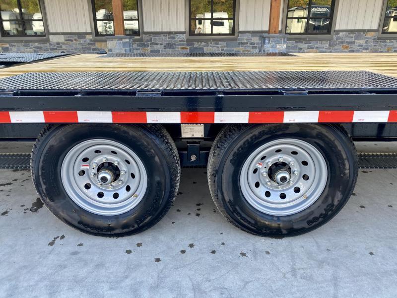 2022 Ironbull 102x24' Beavertail Deckover 14000# GVW * FULL WIDTH ...
