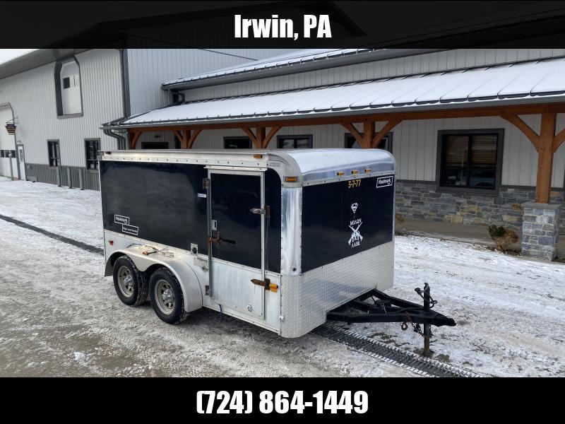 USED Haulmark 6x12' Tandem Axle Enclosed Motorcycle Trailer 7000