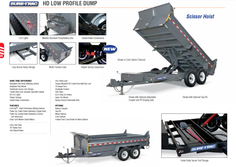 new Dump Trailers Sure-Trac  for sale, in West Middlesex, PA Thumbnail 44