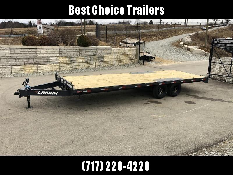 2021 Lamar 102x24' Flatbed Deckover Trailer 14000# GVW * 8' SLIDE IN RAMPS * CHARCOAL * TOOL TRAY * HD CAST COUPLER * I-BEAM FRAME * 16" O.C. C/M * RUBRAIL/STAKE POCKETS/PIPE SPOOLS * CHANNEL SIDE RAIL * 12K JACK 2021 Lamar 102x24' Flatbed Deckover Trailer 14000# GVW * 8' SLIDE IN RAMPS * CHARCOAL * TOOL TRAY * HD CAST COUPLER * I-BEAM FRAME * 16" O.C. C/M * RUBRAIL/STAKE POCKETS/PIPE SPOOLS * CHANNEL SIDE RAIL * 12K JACK