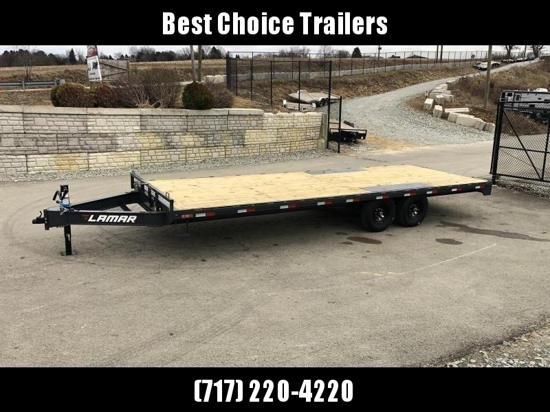 2021 Lamar 102x24' Flatbed Deckover Trailer 14000# GVW * 8' SLIDE IN RAMPS * CHARCOAL * TOOL TRAY * HD CAST COUPLER * I-BEAM FRAME * 16" O.C. C/M * RUBRAIL/STAKE POCKETS/PIPE SPOOLS * CHANNEL SIDE RAIL * 12K JACK 2021 Lamar 102x24' Flatbed Deckover Trailer 14000# GVW * 8' SLIDE IN RAMPS * CHARCOAL * TOOL TRAY * HD CAST COUPLER * I-BEAM FRAME * 16" O.C. C/M * RUBRAIL/STAKE POCKETS/PIPE SPOOLS * CHANNEL SIDE RAIL * 12K JACK