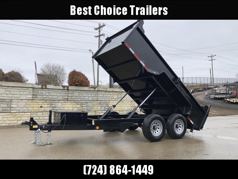 2020 QSA 6x12' Low Profile Dump Trailer 9850# GVW * 2' SIDES * DUAL PISTON * OVERSIZE TOOLBOX * DROP LEG JACK * FRONT/REAR BULKHEAD 2020 QSA 6x12' Low Profile Dump Trailer 9850# GVW * 2' SIDES * DUAL PISTON * OVERSIZE TOOLBOX * DROP LEG JACK * FRONT/REAR BULKHEAD