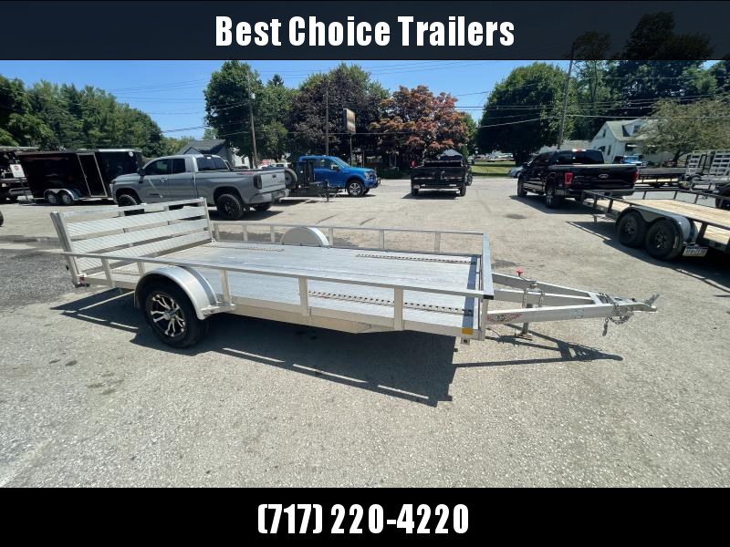 USED 2018 H&H 7x14' Utility Landscape Trailer 2990# GVW * EXTRUDED ALUMINUM FLOOR * ALUMINUM WHELS * BI FOLD GATE * E-TRACK AND D-RINGS USED 2018 H&H 7x14' Utility Landscape Trailer 2990# GVW * EXTRUDED ALUMINUM FLOOR * ALUMINUM WHELS * BI FOLD GATE * E-TRACK AND D-RINGS