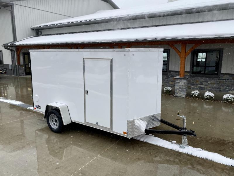 2021 ITI Cargo 7x12' Enclosed Cargo Trailer 2990# GVW * WHITE EXTERIOR * .030 SEMI-SCREWLESS * 1 PC ROOF * 3/8" WALLS * 3/4" FLOOR * 16" STONEGUARD * HIGH GLOSS PAINTED FRAME 2021 ITI Cargo 7x12' Enclosed Cargo Trailer 2990# GVW * WHITE EXTERIOR * .030 SEMI-SCREWLESS * 1 PC ROOF * 3/8" WALLS * 3/4" FLOOR * 16" STONEGUARD * HIGH GLOSS PAINTED FRAME