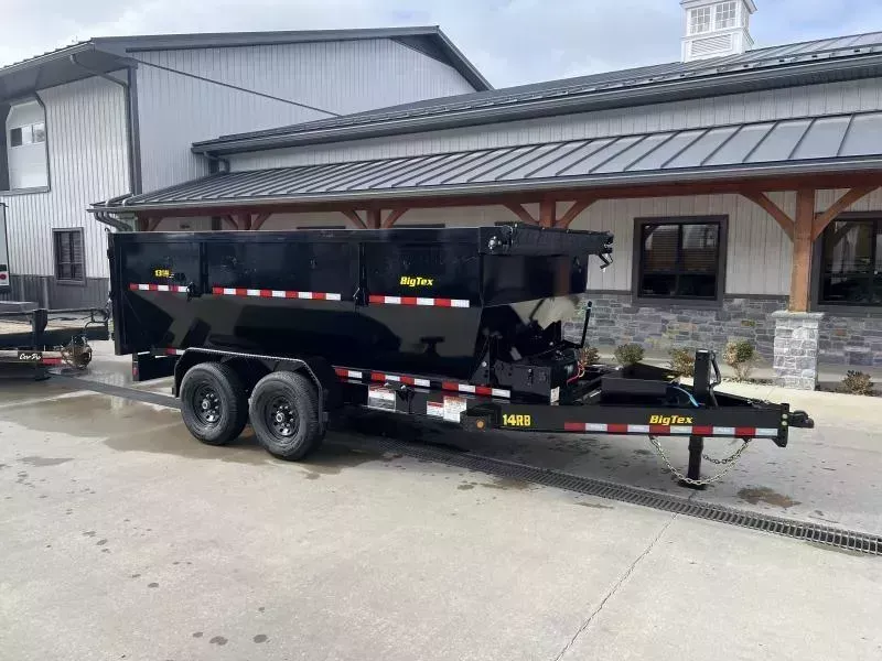 2026 Big Tex 7x14' Rolloff Dump Trailer 14000# GVW * DUAL BATTERIES * I-BEAM FRAME * WINCH WITH ROLLER