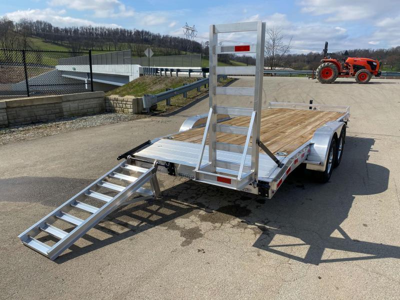 2021 H&H 7x18' Aluminum Equipment Trailer 14000 GVW * STAND UP
