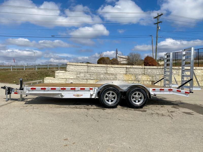 2021 H&H 7x18' Aluminum Equipment Trailer 14000 GVW * STAND UP