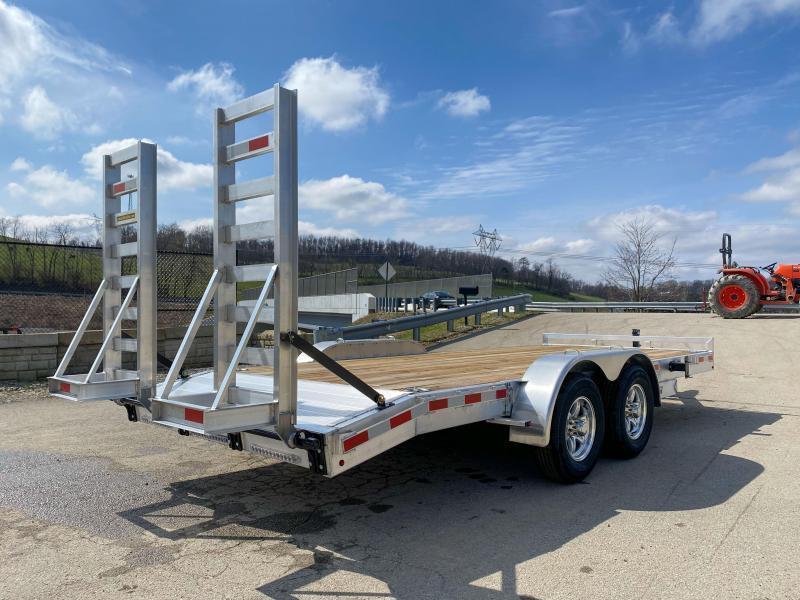 2021 H&H 7x18' Aluminum Equipment Trailer 14000 GVW * STAND UP