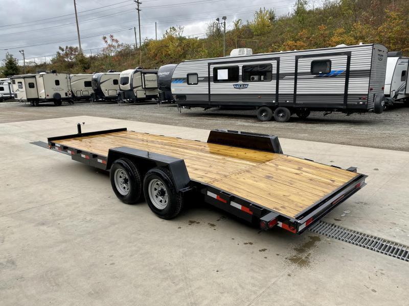 2024 AMO 7x20' Car Hauler Trailer 9990# GVW * ALL LED LIGHTS * SLIDE IN ...