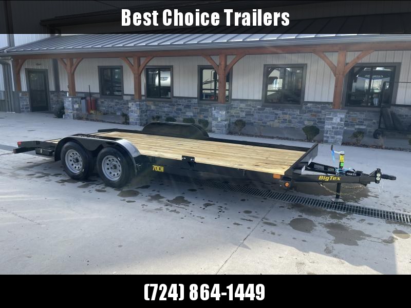2023 Big Tex Trailers 70CH 7x18' Car Hauler Trailer 7000 GVW * 2AXLE
